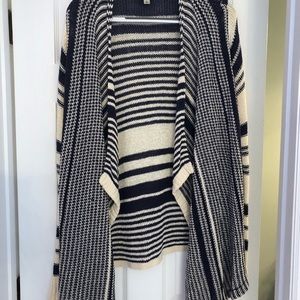 Blue and White Cardigan